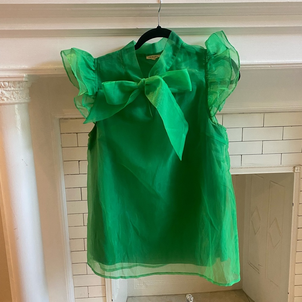 GreenTop with Bow